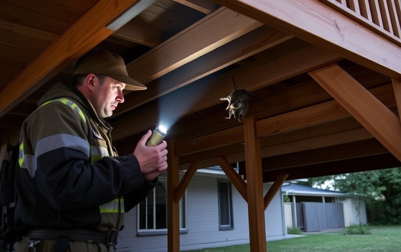 Under Deck Possum Removal in Glenroy